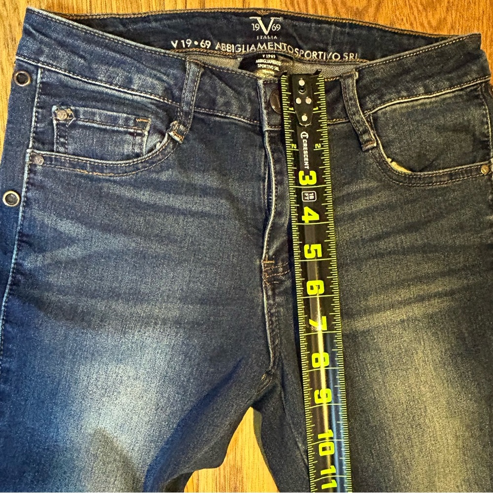 Versace V 1969 Skinny Jeans With Grommet Details - Picture 3 of 10